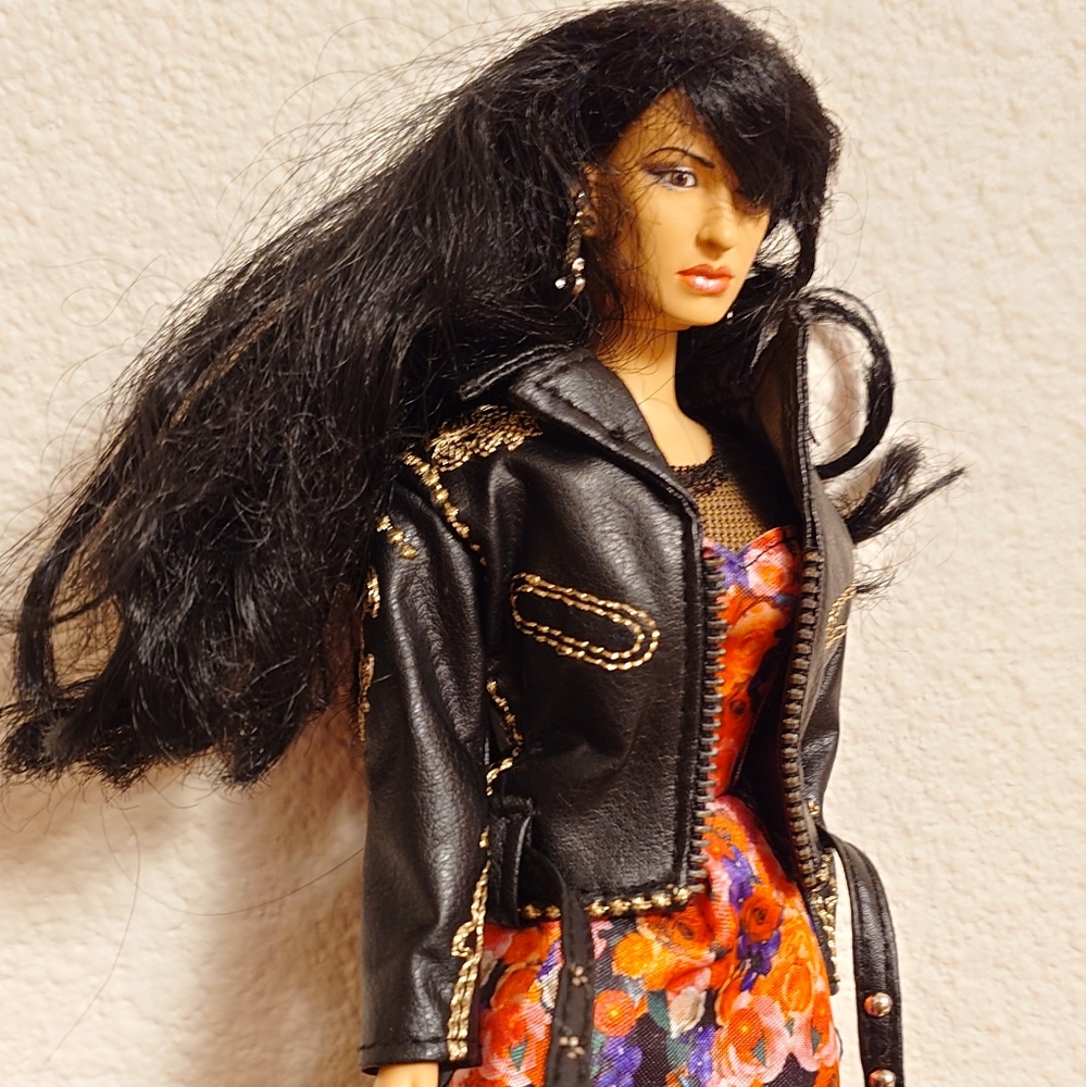 Selena Doll With Back Leather Jacket